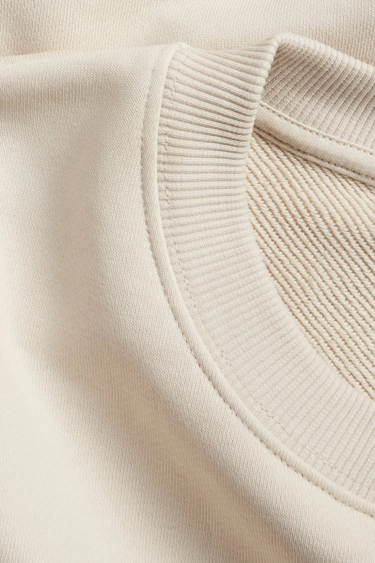 Oversized sweatshirt | Vaaleanbeige | Miehet | Kappahl