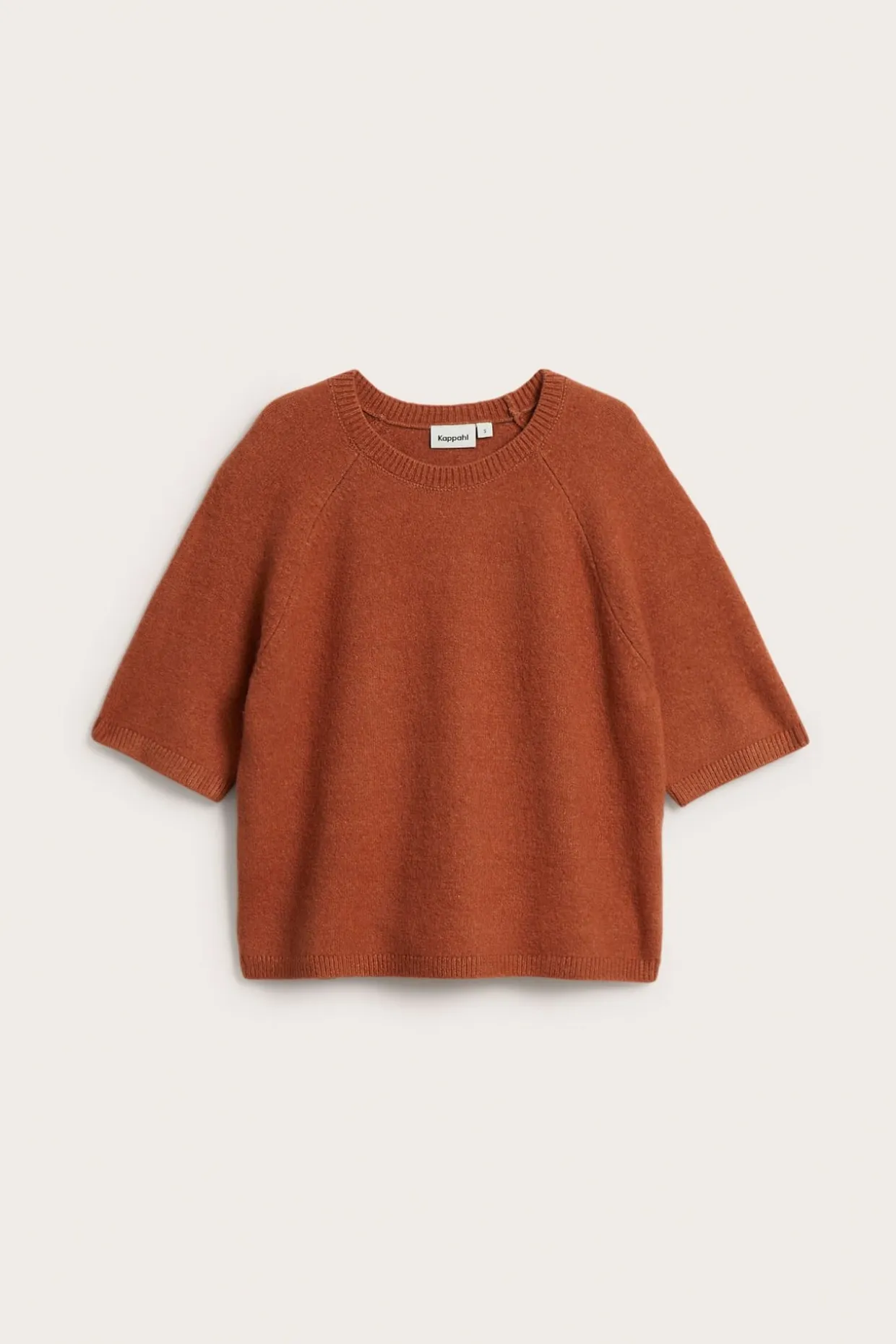 Oversize-mallinen neulottu t-paita | Punainen | Naiset | Kappahl