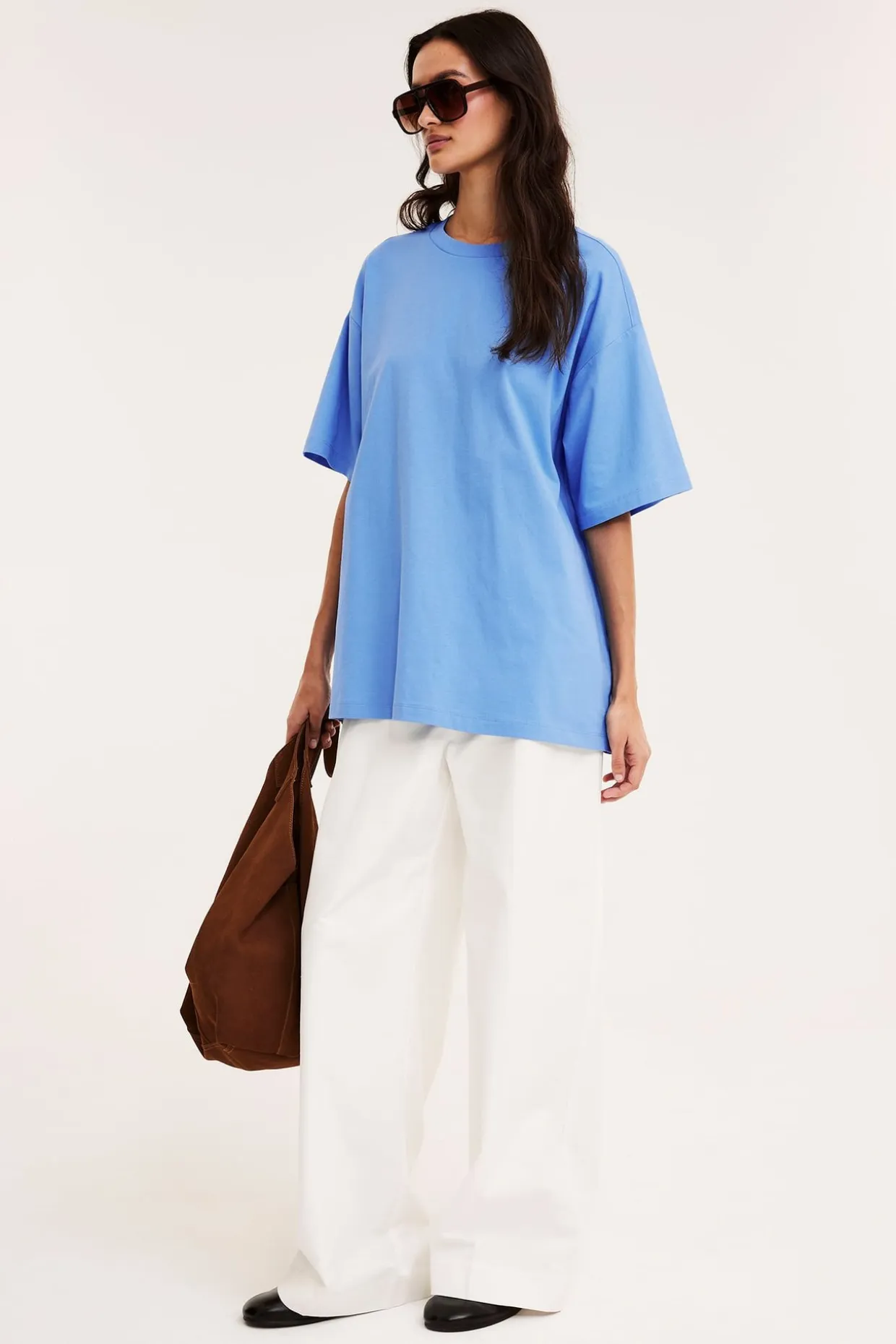 Oversize-t-paita | Sininen | Naiset | Kappahl