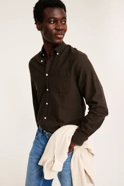Oxfordpaita regular fit | Melaarattu ruskea | Miehet | Kappahl