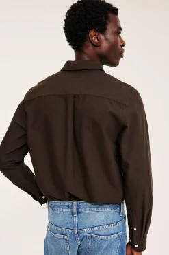 Oxfordpaita regular fit | Melaarattu ruskea | Miehet | Kappahl