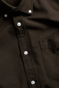 Oxfordpaita regular fit | Melaarattu ruskea | Miehet | Kappahl