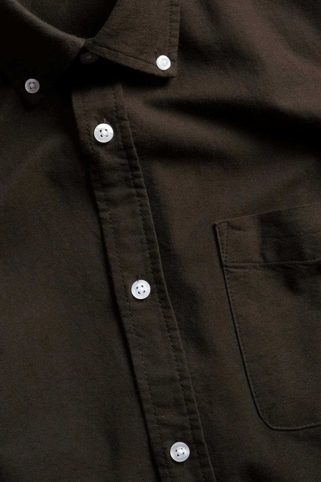 Oxfordpaita regular fit | Melaarattu ruskea | Miehet | Kappahl