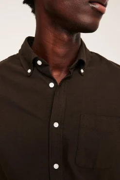 Oxfordpaita regular fit | Melaarattu ruskea | Miehet | Kappahl