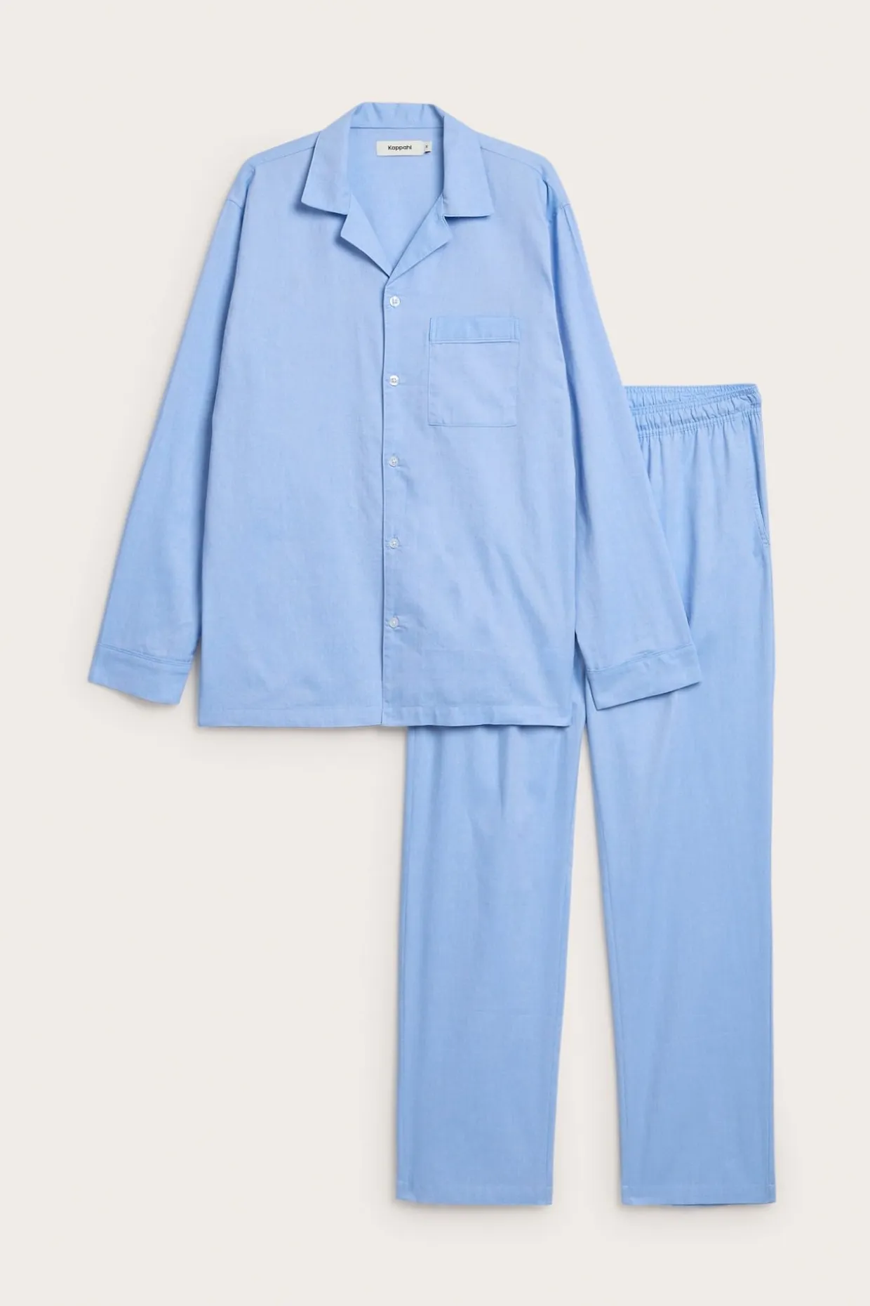 Oxford-pyjama | Sininen | Miehet | Kappahl