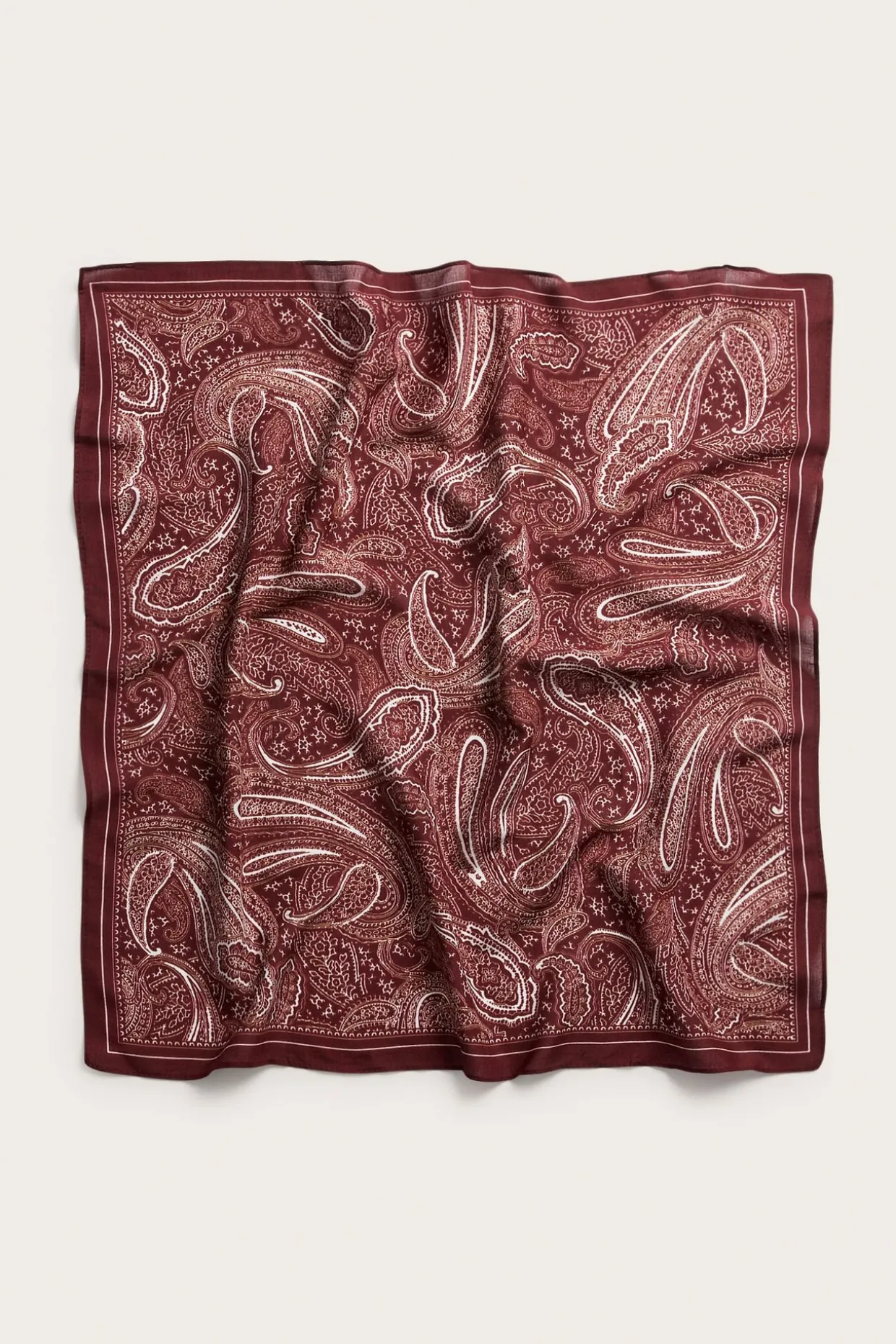 Paisley-kuvioinen huivi | Punainen | Naiset | Kappahl