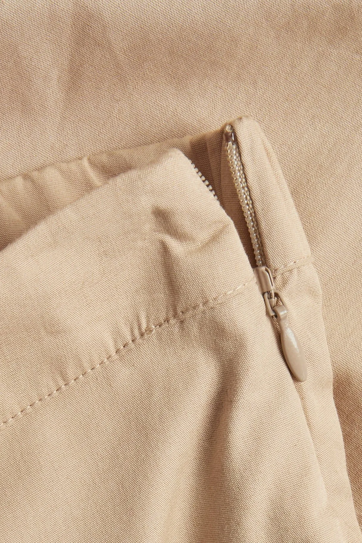 Pallohame puuvillapopliinista | Beige | Naiset | Kappahl