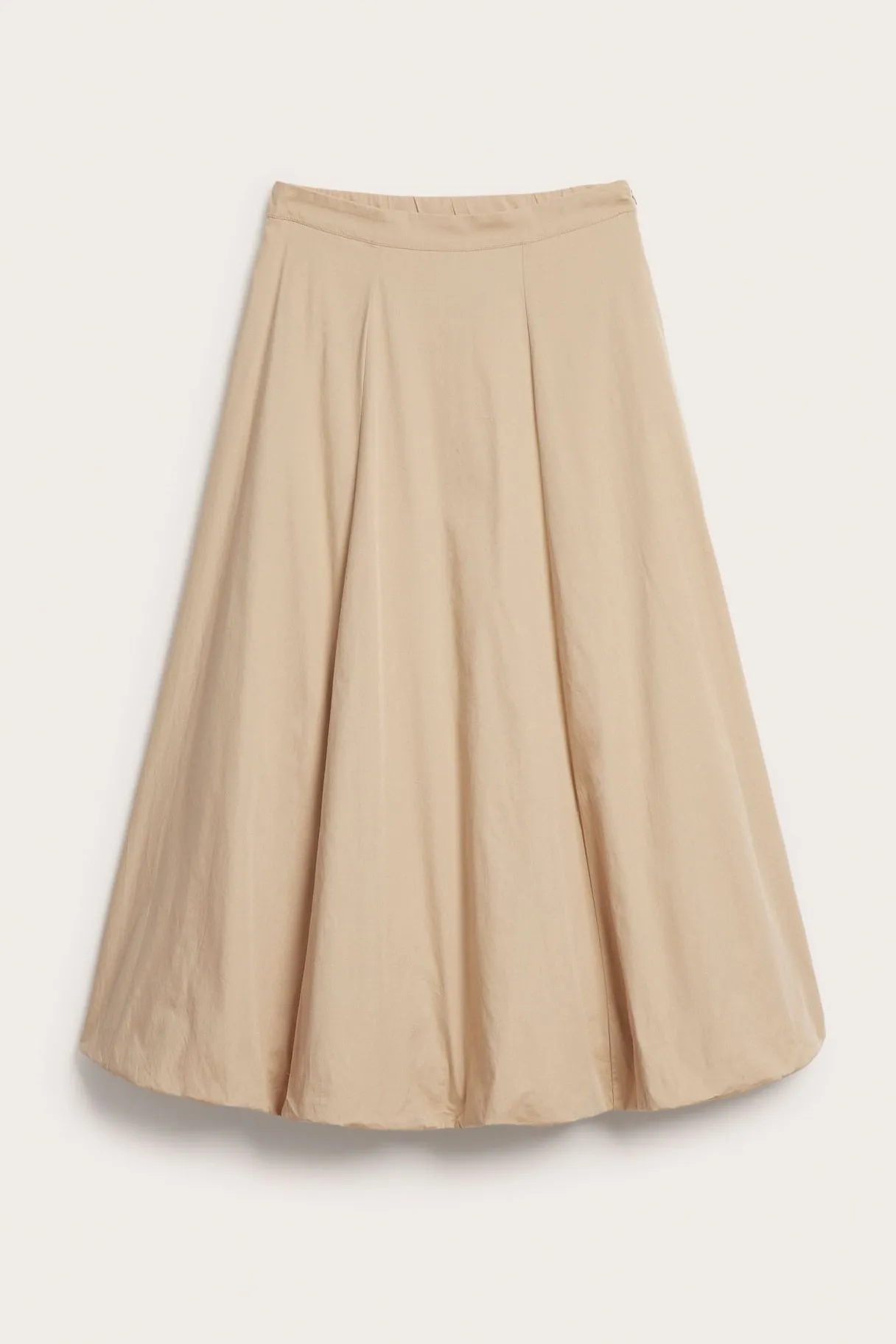 Pallohame puuvillapopliinista | Beige | Naiset | Kappahl