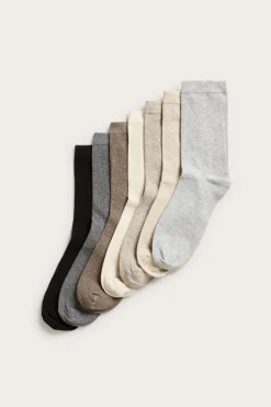 7 paria sukkia | Meleerattu beige | Naiset | Kappahl