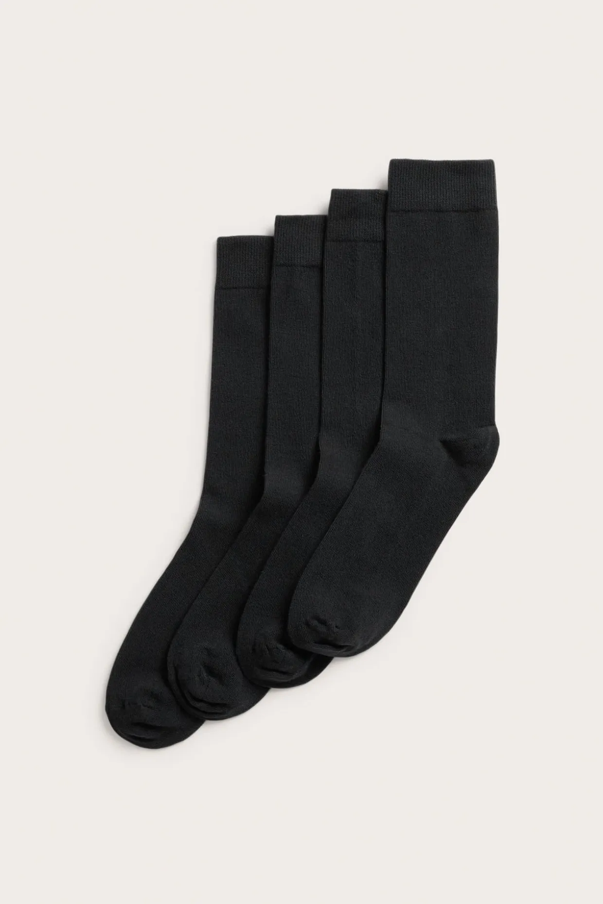 4 paria sukkia | Musta | Miehet | Kappahl