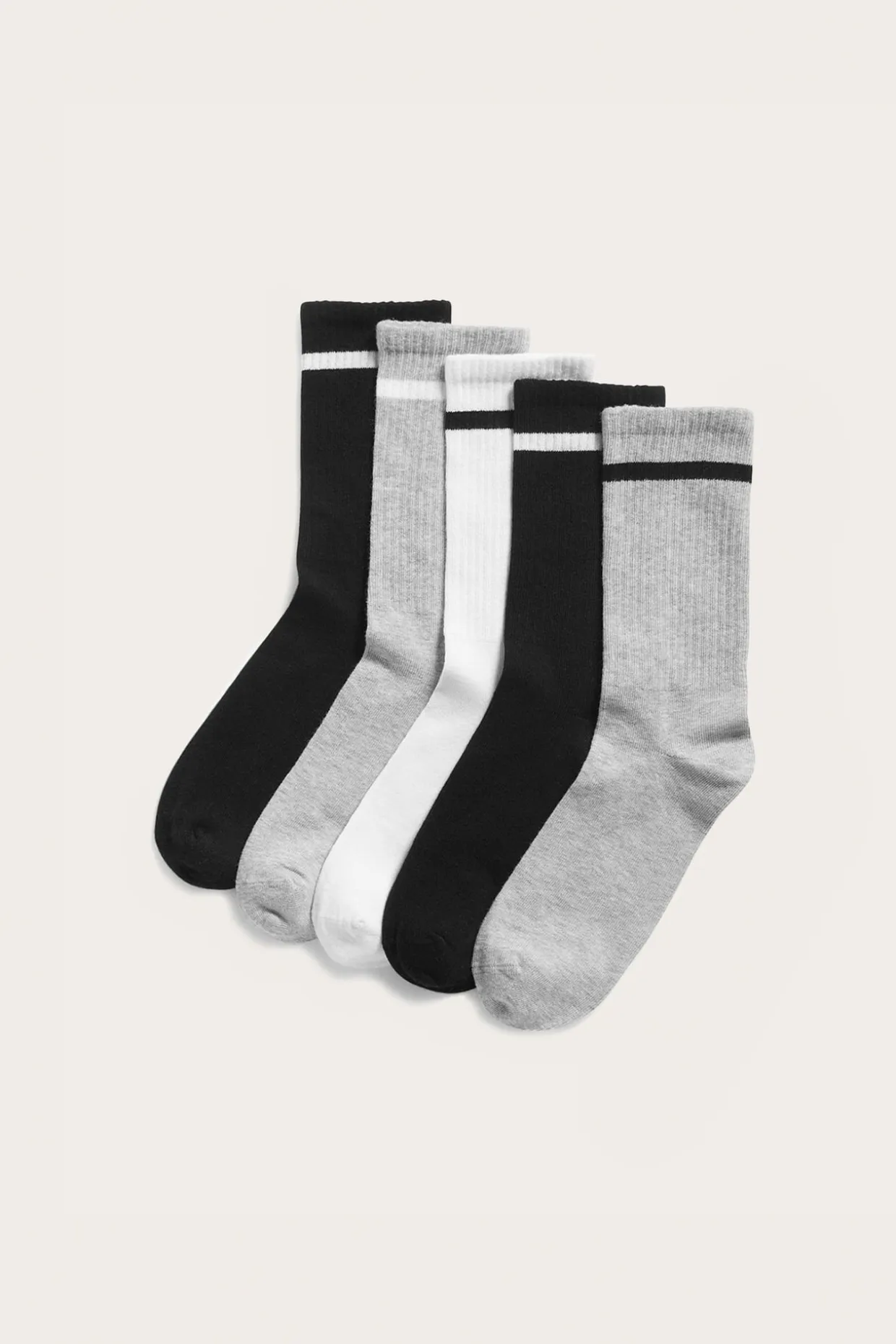 5 paria sukkia | Vaaleanharmaa | Lapset | Kappahl