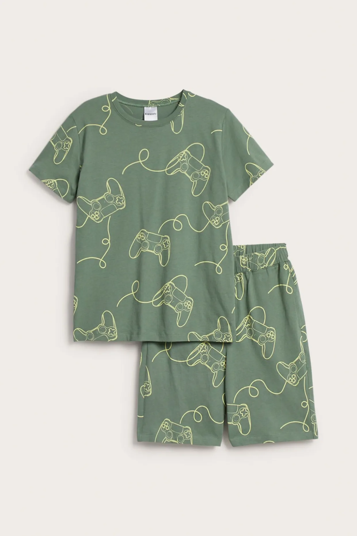 Peliaiheinen pyjama | Vihreä | Lapset | Kappahl