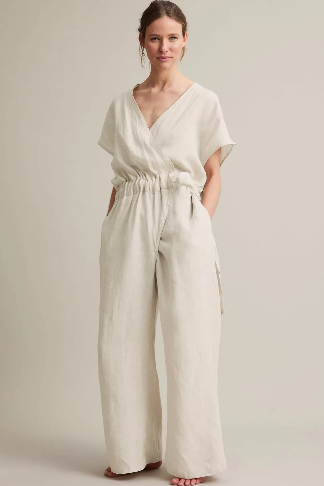 Pellavahaalari | Beige | Naiset | Kappahl