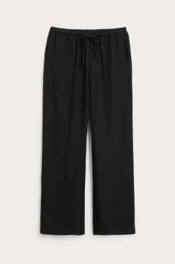 Pellavasekoitehousut kiristysnyörillä