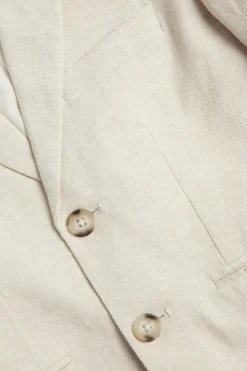 Pellavasekoitetta oleva pikkutakki | Vaaleanbeige | Lapset | Kappahl