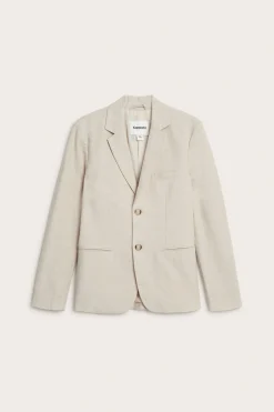 Pellavasekoitetta oleva pikkutakki | Vaaleanbeige | Lapset | Kappahl