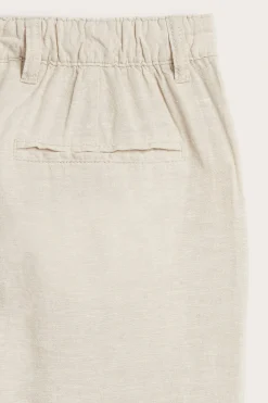 Pellavasekoitetta olevat housut | Vaaleanbeige | Lapset | Kappahl