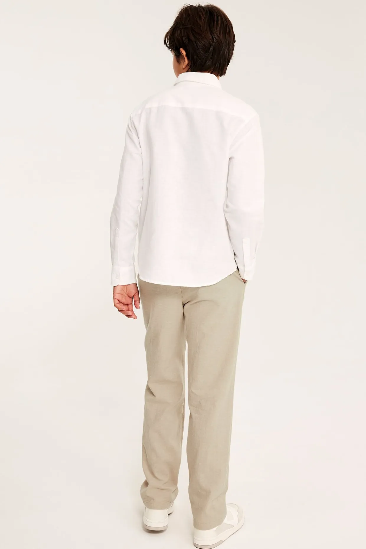 Pellavasekoitetta olevat housut | Beige | Lapset | Kappahl