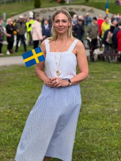 Pellavasekoitetta oleva toppi | Valkoinen | Naiset | Kappahl