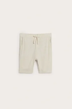 Pellavasekoitetta olevat shortsit | Meleerattu beige | Miehet | Kappahl