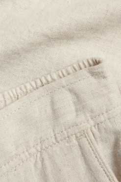 Pellavasekoitetta olevat shortsit | Meleerattu beige | Miehet | Kappahl