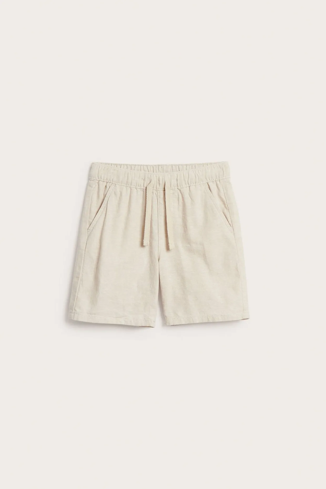 Pellavasekoitetta olevat shortsit | Vaaleanbeige | Lapset | Kappahl