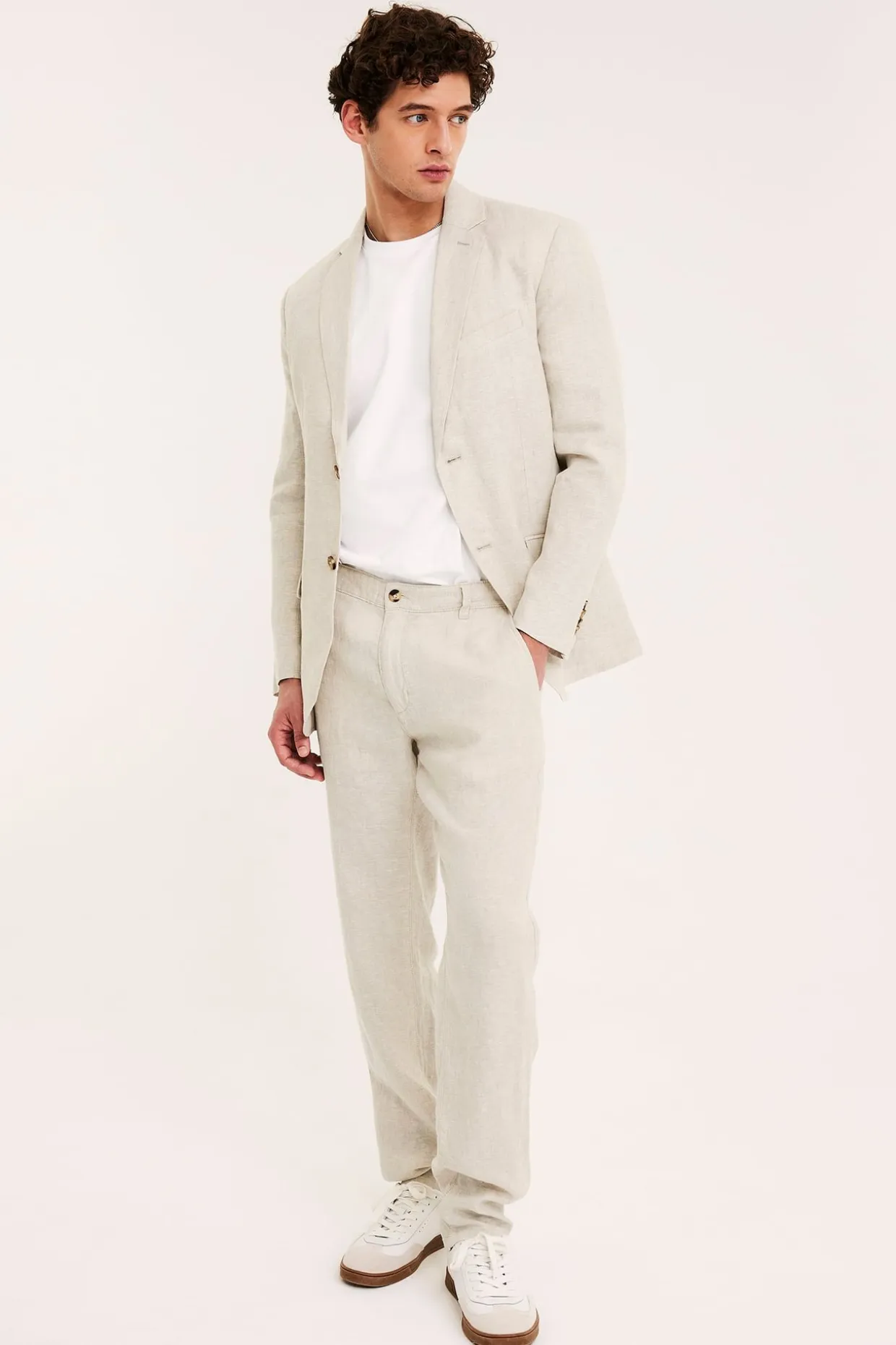 Pellavatakki regular fit