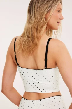 Picot-reunainen bralette | Luonnonvalkoinen | Naiset | Kappahl