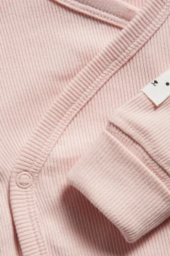 Pidennettävissä oleva ribattu body | Vaaleanpunainen | Vauvat | Kappahl