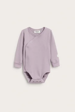 Pidennettävissä oleva ribattu body | Violetti | Vauvat | Kappahl
