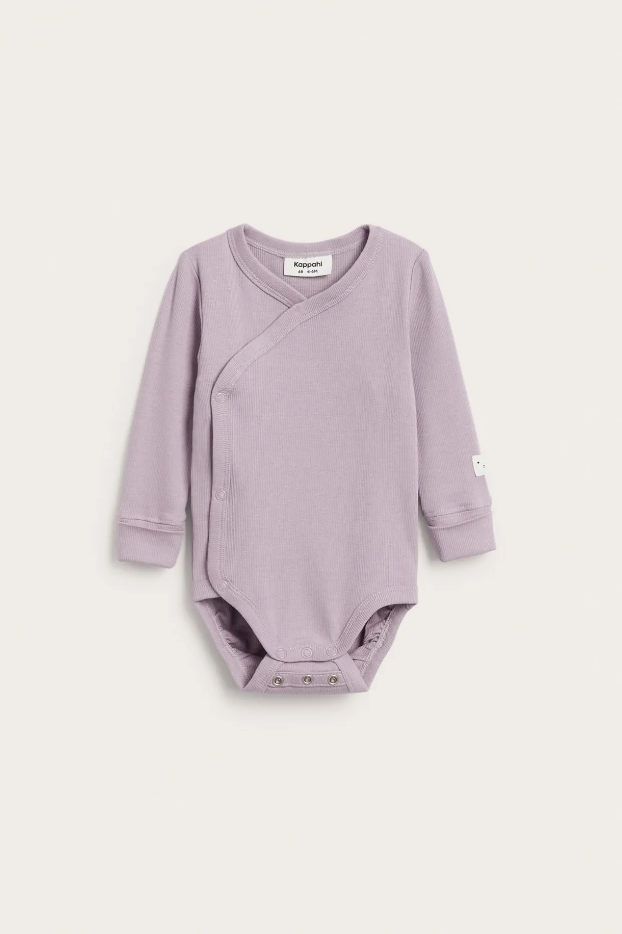 Pidennettävissä oleva ribattu body | Violetti | Vauvat | Kappahl