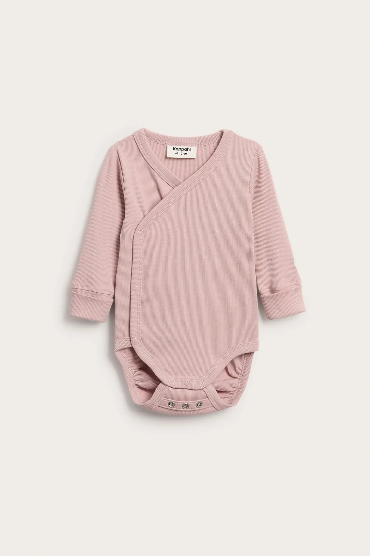Pidennettävissä oleva ribattu body | Pinkki | Vauvat | Kappahl