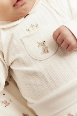 Pitkähihainen body, jossa on kaulus | Luonnonvalkoinen | Vauvat | Newbie