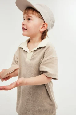 Pitkähihainen paita, jossa on brodeeraus | Beige | Lapset | Kappahl