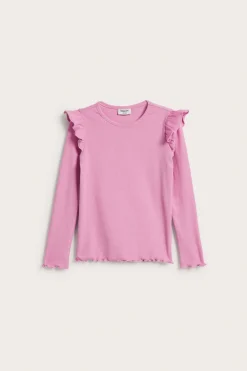 Pitkähihainen ribbipaita | Pinkki | Lapset | Kappahl