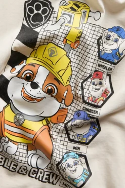 Pitkähihainen t-paita, jossa on Ryhmä Hau -koira Rolle | Vaaleanbeige | Lapset | Kappahl