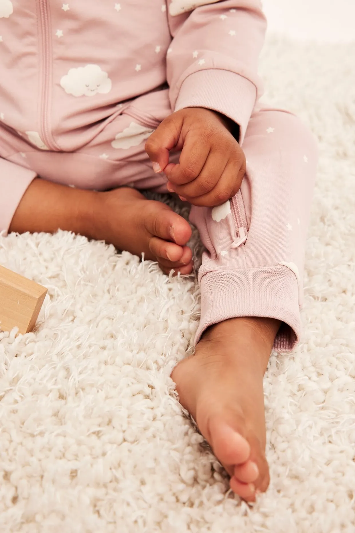 Pitkähihaiset pyjamat, 2 kpl:n pakkaus | Pinkki | Vauvat | Kappahl