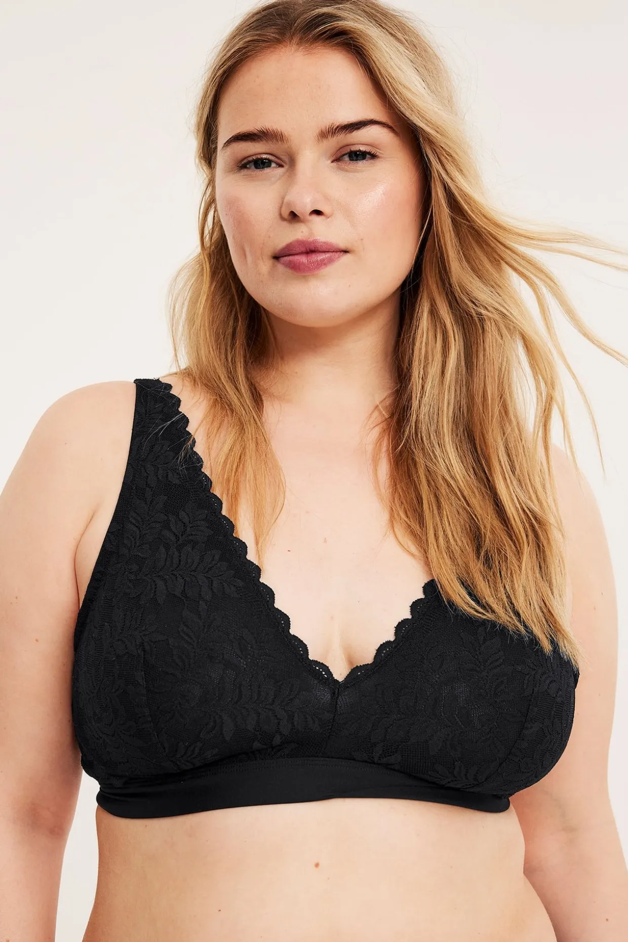 Pitsibralette | Musta | Naiset | Kappahl