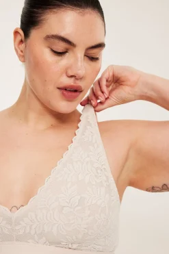 Pitsibralette | Vaaleanpunainen | Naiset | Kappahl