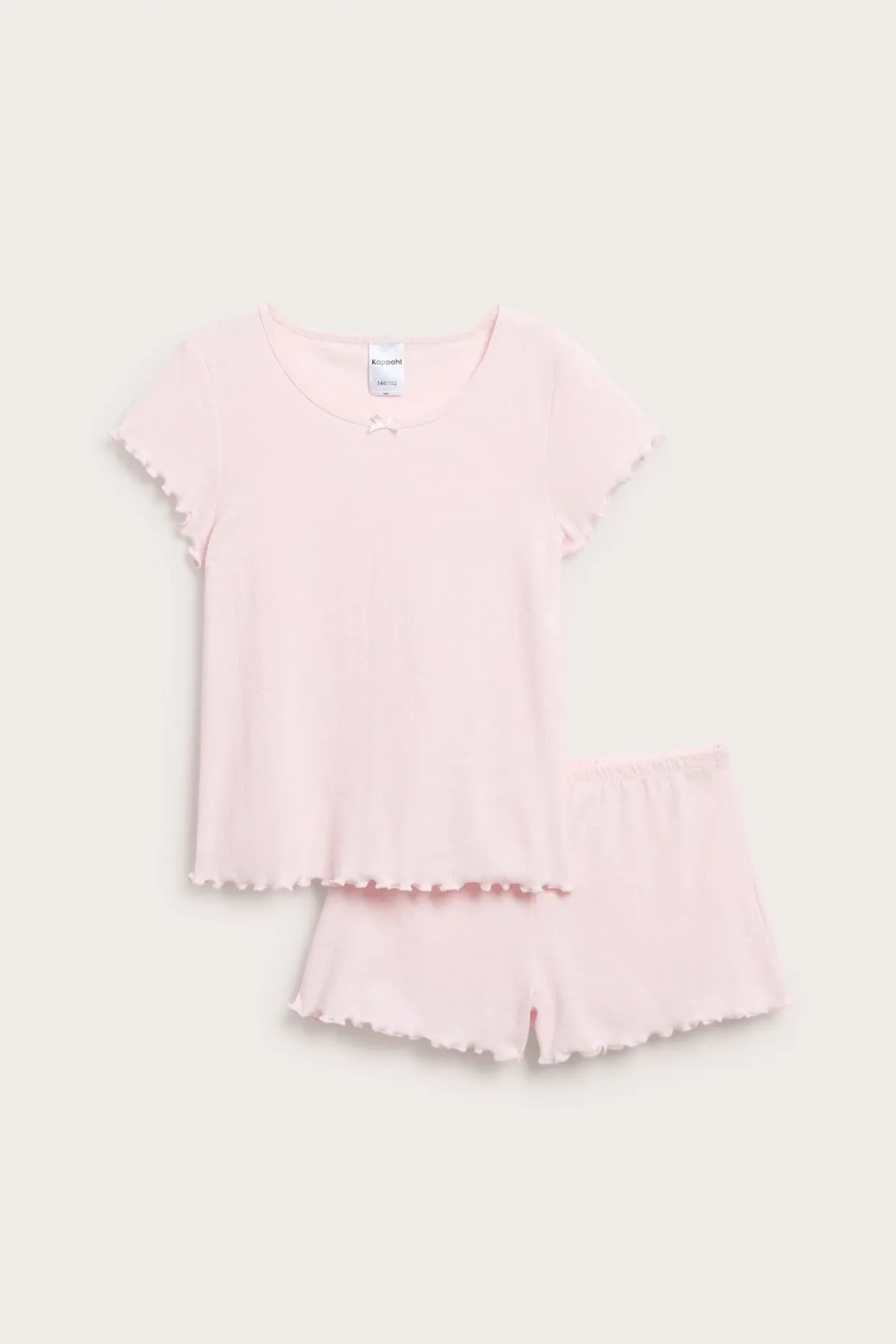 Pointelle-puuvillapyjama | Vaaleanpunainen | Lapset | Kappahl