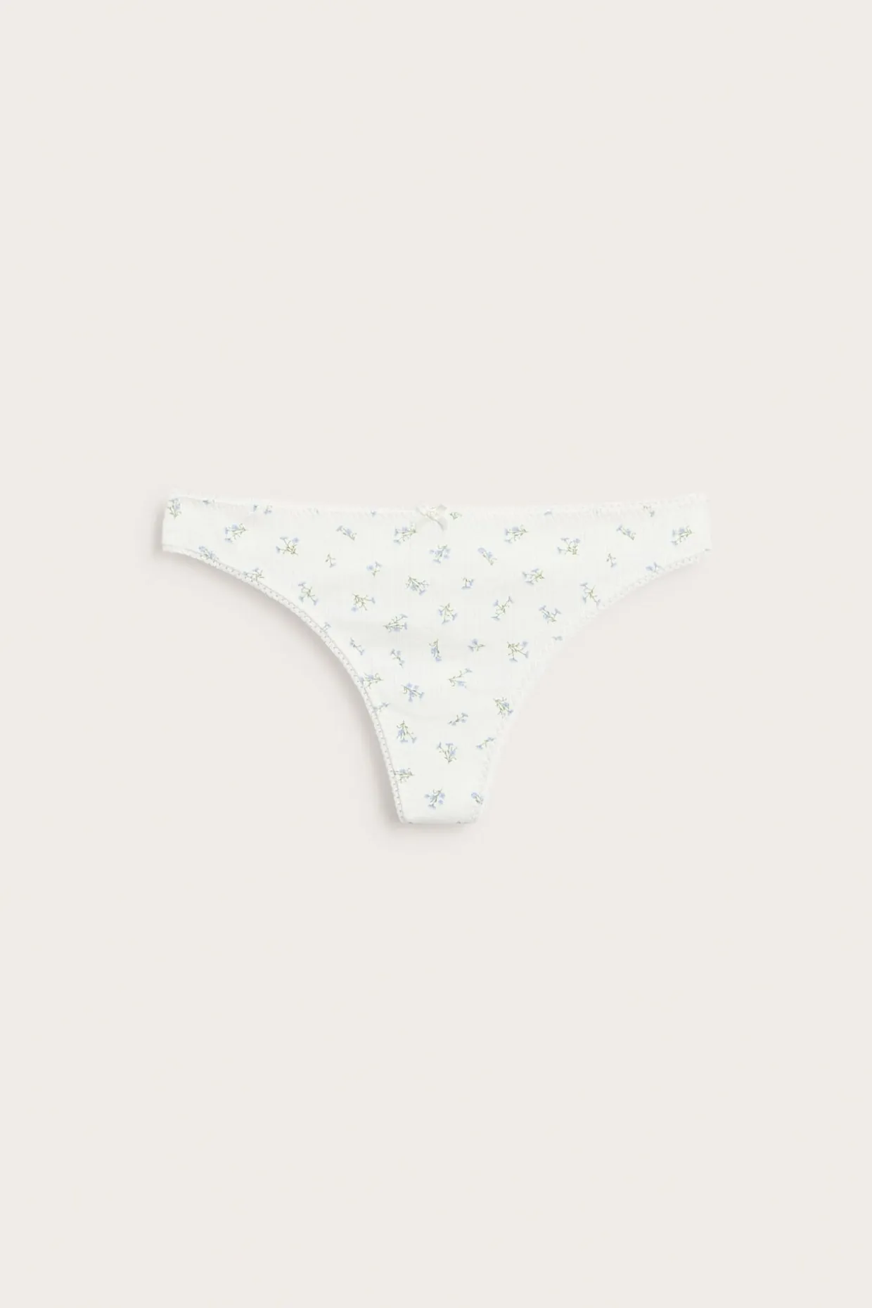 Pointelle-stringit | Luonnonvalkoinen | Naiset | Kappahl