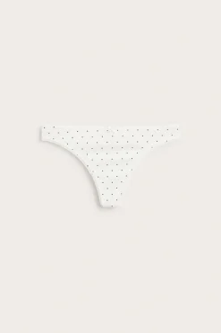 Pointelle-stringit | Luonnonvalkoinen | Naiset | Kappahl