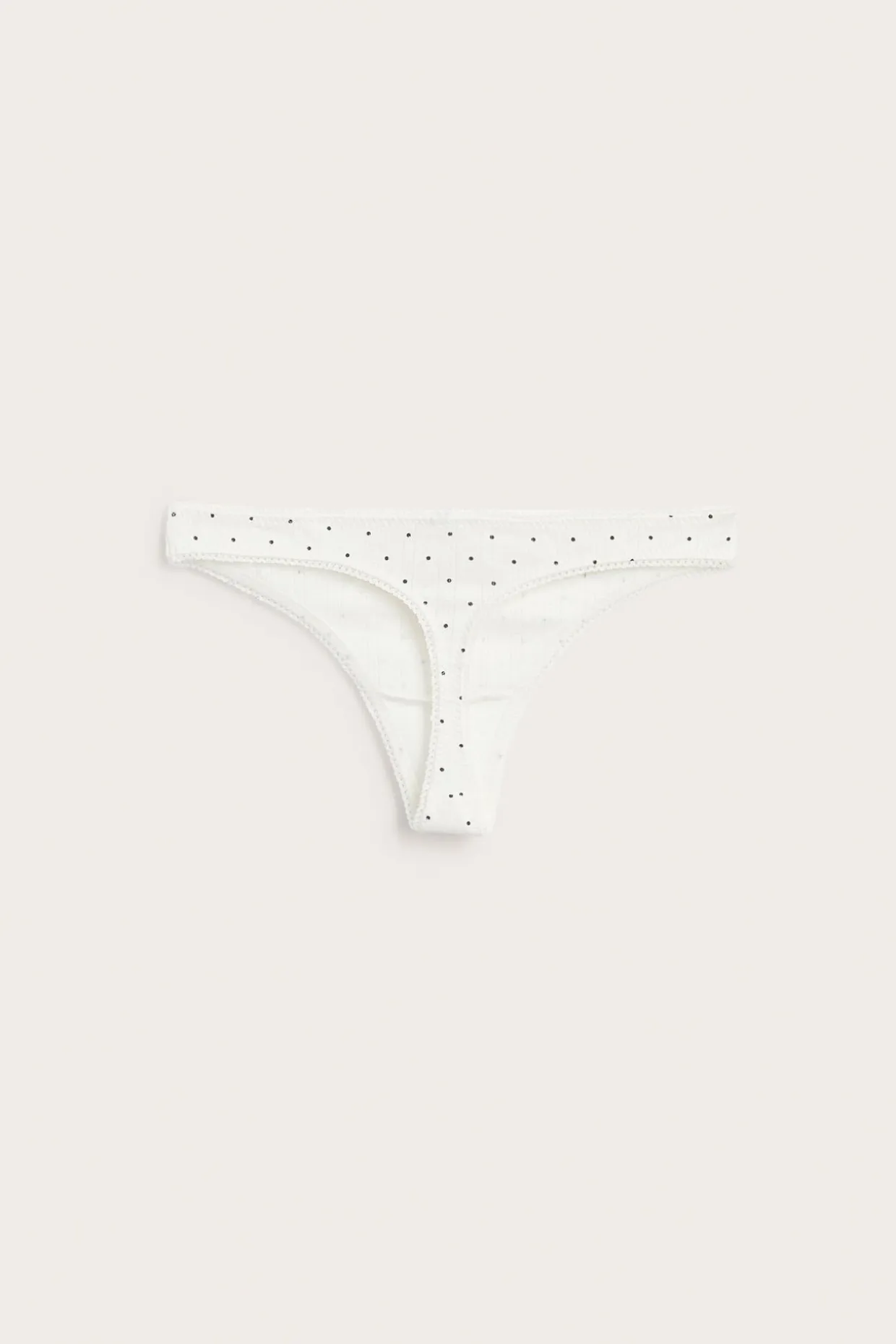 Pointelle-stringit | Luonnonvalkoinen | Naiset | Kappahl