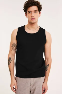 Pointelle-toppi slim fit