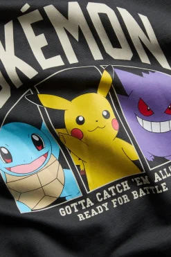 Pokémon-kuvioinen collegepaita | Musta | Lapset | Kappahl