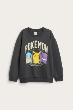 Pokémon-kuvioinen collegepaita | Musta | Lapset | Kappahl