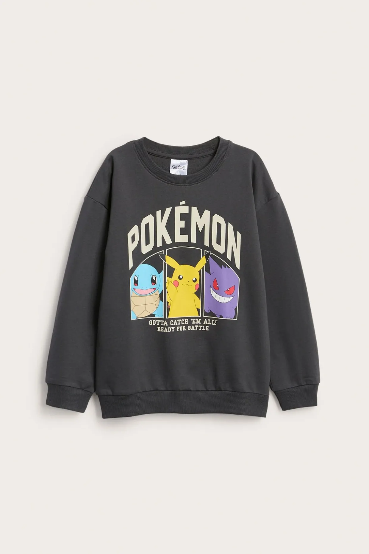 Pokémon-kuvioinen collegepaita | Musta | Lapset | Kappahl