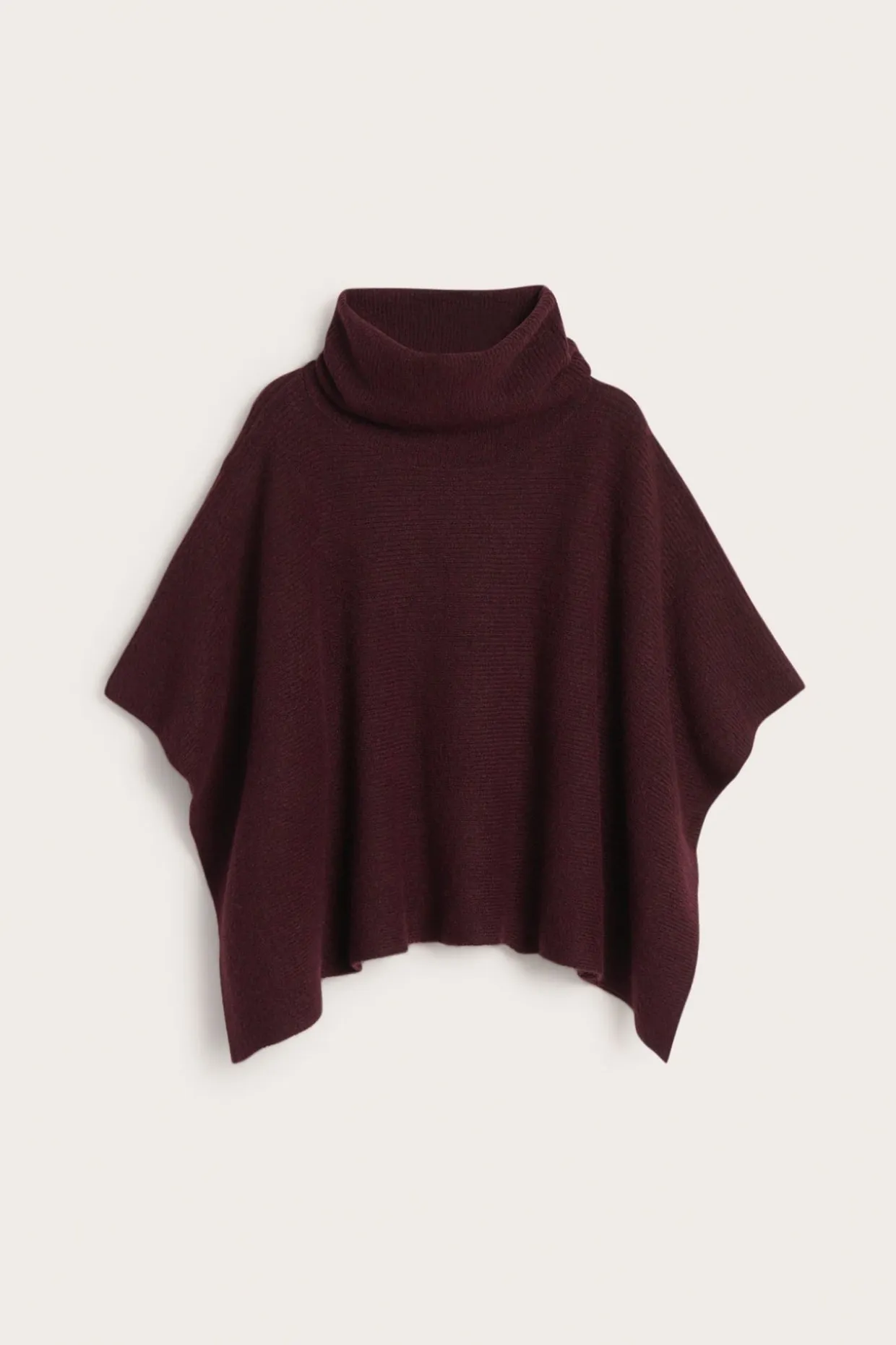 Poncho, jossa on poolokaulus | Viininpunainen | Naiset | Kappahl