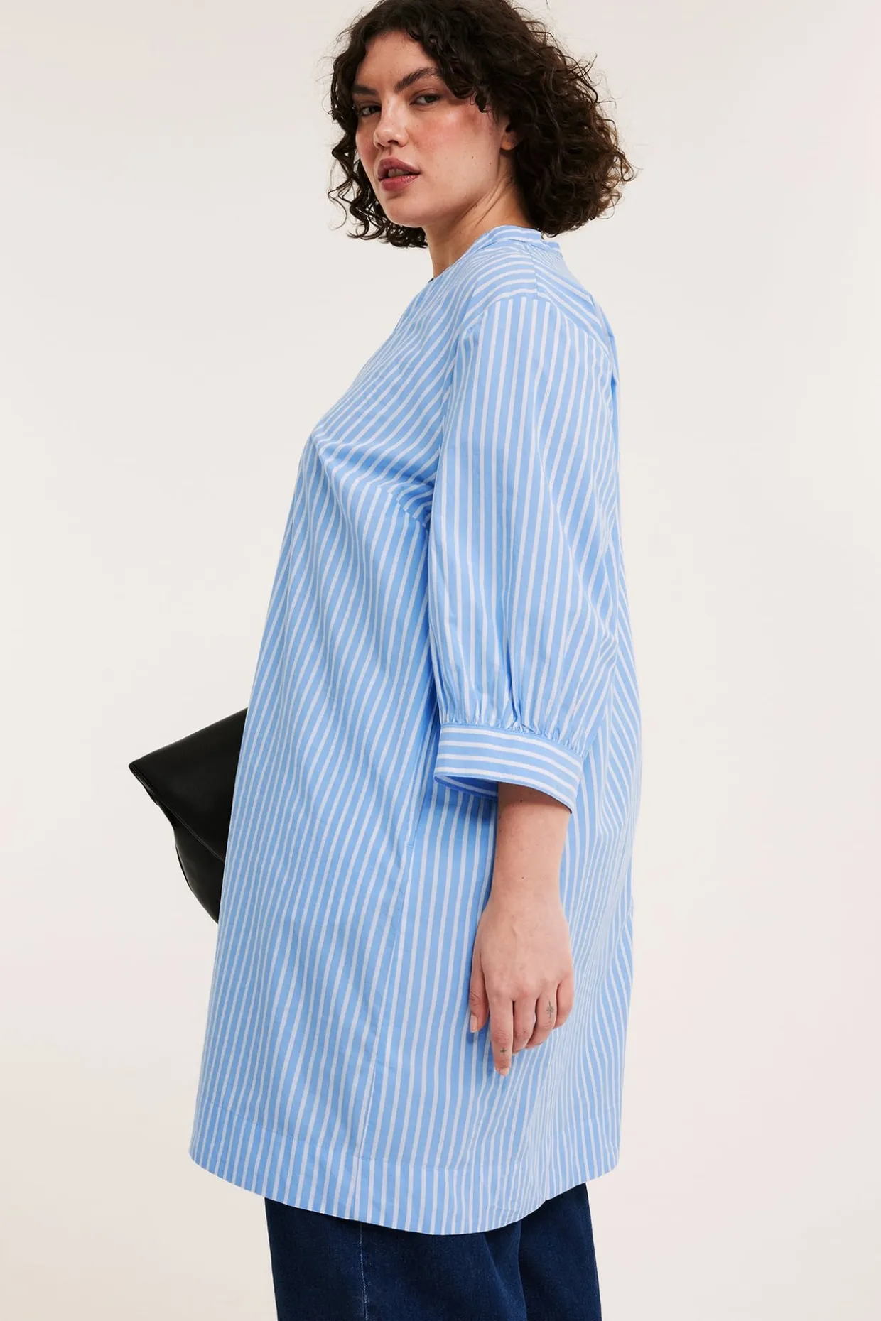 Popliinimekko | Sininen | Naiset | Kappahl