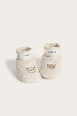 Pörröiset tossut nallekarhuilla | Vaaleanbeige | Vauvat | Newbie